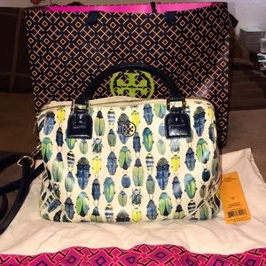 Tory Burch Scarab Beetle Satchel